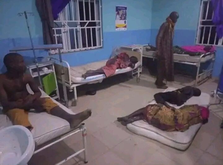 Victims of the military air strike at the Geidam emergency medical ward are receiving treatment
