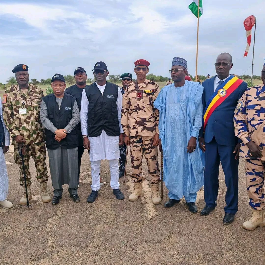 Nigerian and Chadian Political and Military Officials in Kaya, Chad